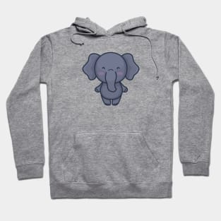 Cute Baby Elephant Cartoon Hoodie